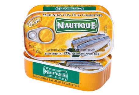 SARDINHA NAUTIQUE 125G OLEO ABRE FACIL