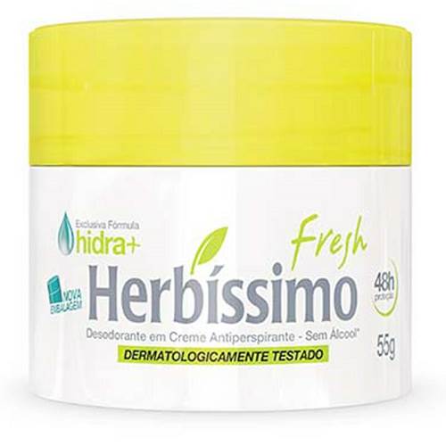 DESOD CREME HERBISSIMO 55G FRESH