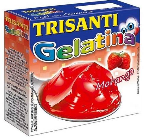 GELATINA TRISANTI 20G MORANGO 