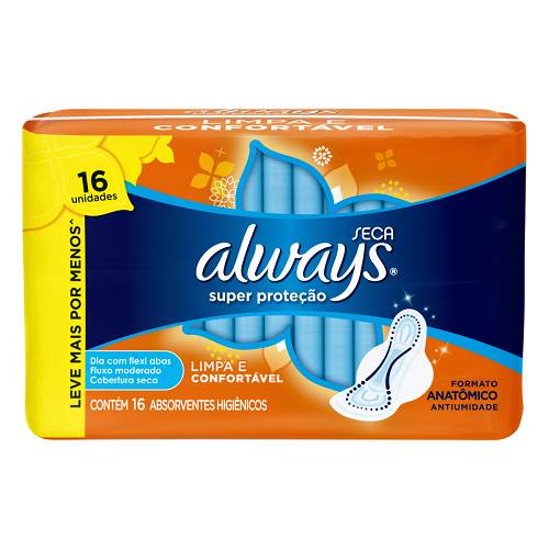 ABS ALWAYS BASICO CABAS SECA 16UN