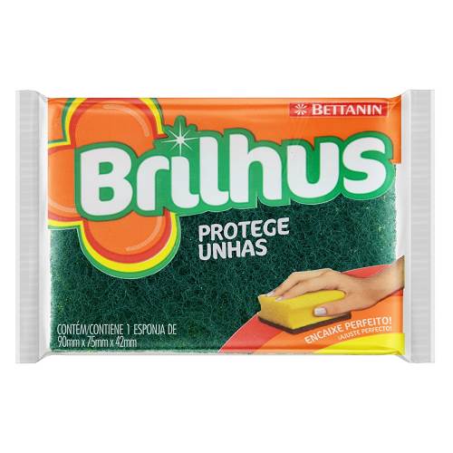 ESPONJA BRILHUS PROTEGE UNHAS M USO 1UN