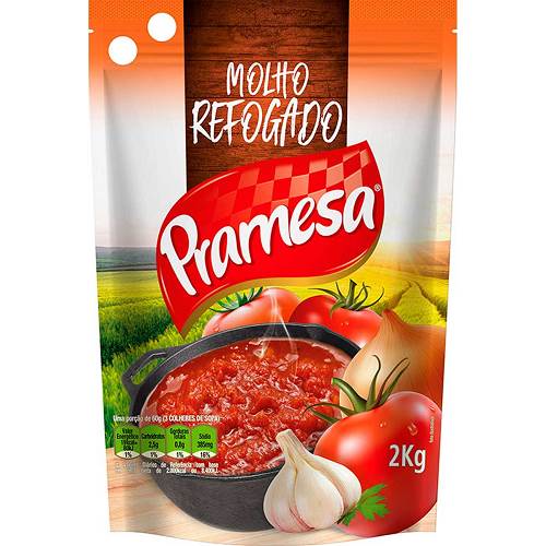 MOLHO TOMATE PRAMESA 2KG REFOGADO SCH 