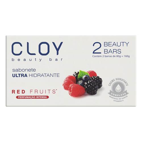 SAB CLOY BEAUTY HID RED FRUITS 2X80G
