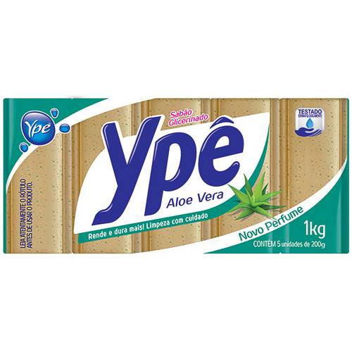 SABAO YPE BARRA ALOE VERA 5X200G