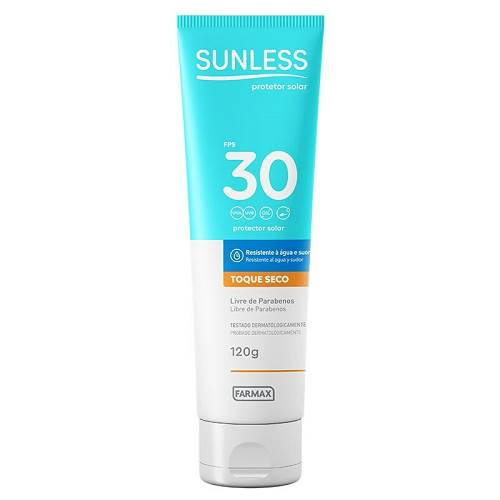 PROTETOR SOLAR SUNLESS T S 120G FPS30
