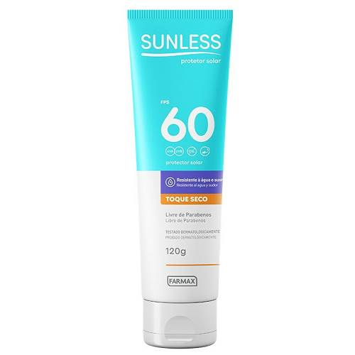 PROTETOR SOLAR SUNLESS T S 120G FPS60 