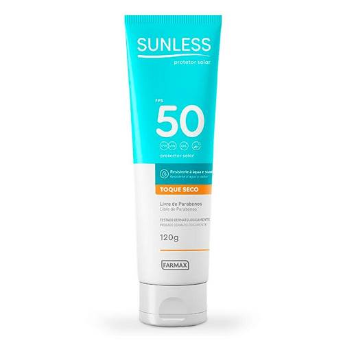 PROTETOR SOLAR SUNLESS T S 120G FPS50 