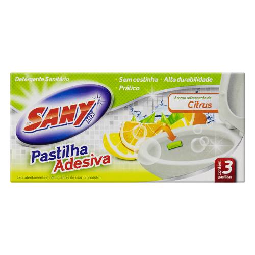 PASTILHA SANIT ADESIVA SANY CITRUS 3UN