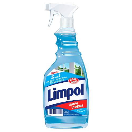 LIMPA VIDROS LIMPOL 500ML 3X1 GTL