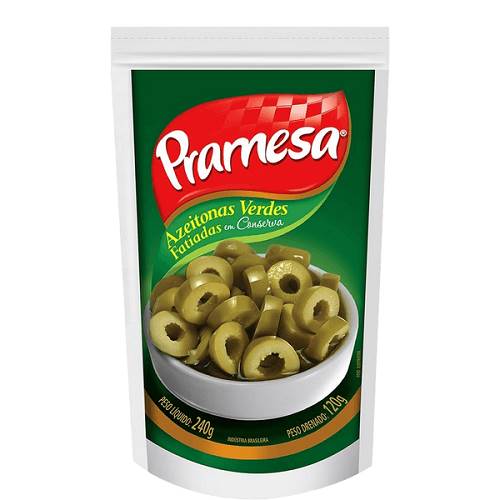 AZEITONA PRAMESA 120G FATIADA SACHE 