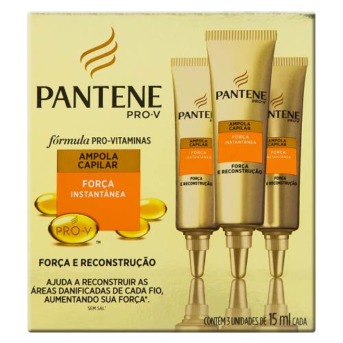 AMPOLA PANTENE 3X15ML BAMBU