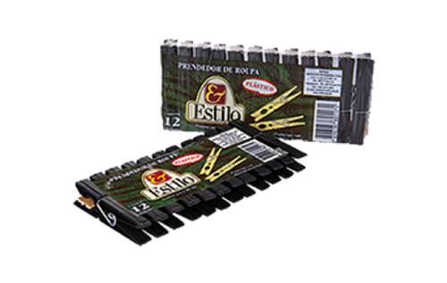 PREND ROUPA PLASTICO ESTILO 12UN