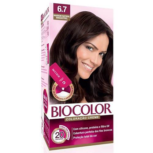 TINT BIOCOLOR MINI KIT 67 MARROM NAT IR