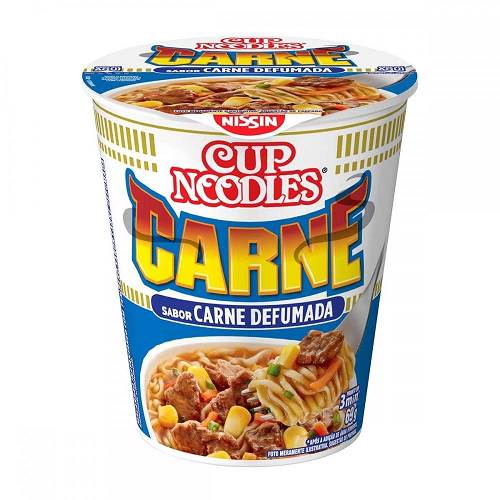 CUP NOODLES NISSIN 69G CARNE DEFUMADA 