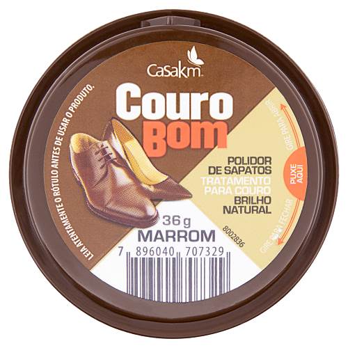 COURO BOM PASTA 36G MARROM