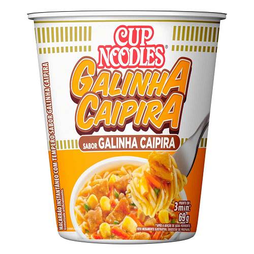 CUP NOODLES NISSIN 69G  GALINHA CAIPIRA 