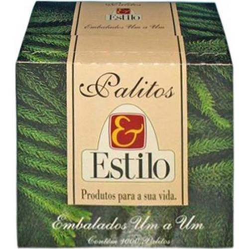 PALITO DENTE ESTILO EMB UM A UM 1000UN