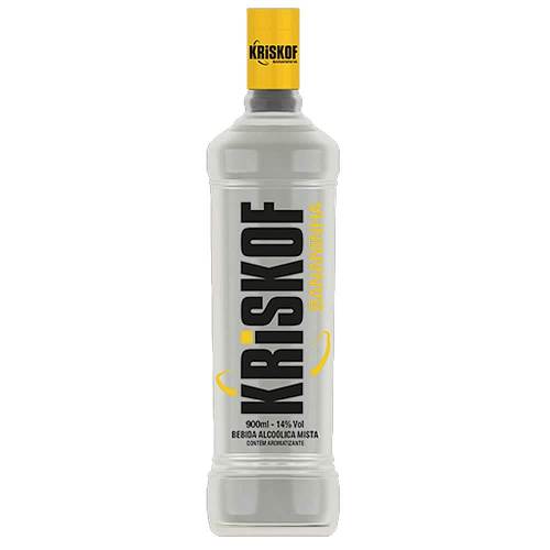 BEB VODKA KRISKOF VD 900ML BANANINHA