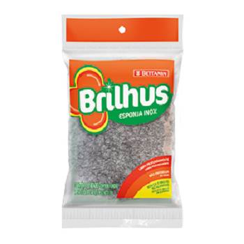 ESPONJA BRILHUS ACO INOX 1UN