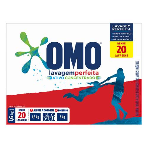 DET PO OMO 16KG LAVAGEM PERFEITA