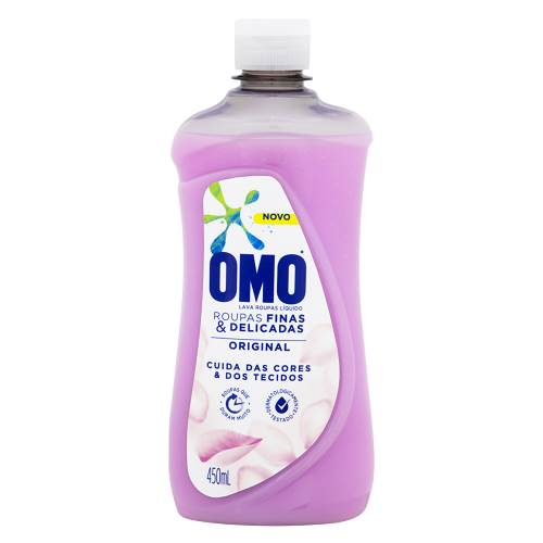 LAVA ROUPA LIQ OMO 450ML DELICADAS ORIG