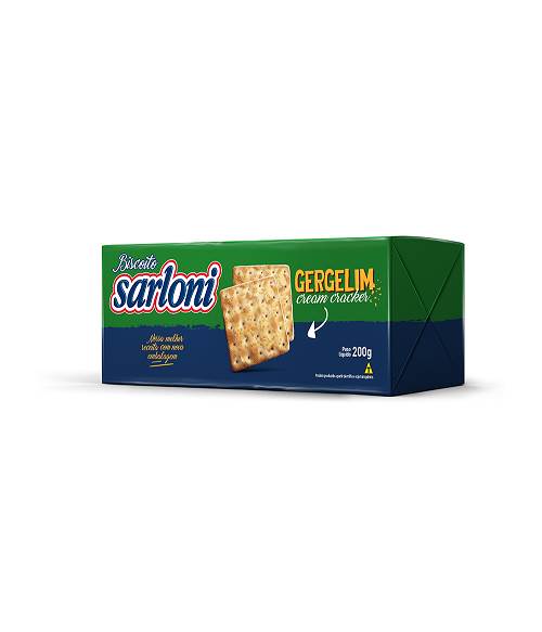 BISC SARLONI 200G CREAM CRACKER GERGELIM