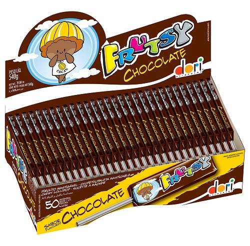 BOMB PIRULITO MAST DORI QD 50UN CHOC 