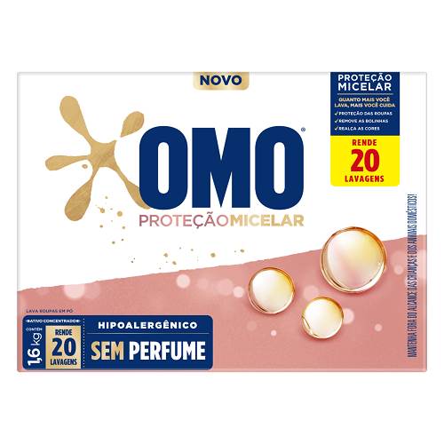 DET PO OMO 16KG PROTECAO MICELAR