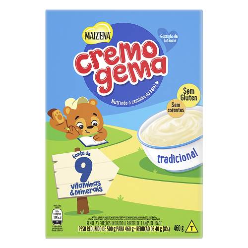 CREMOGEMA MAIZENA 460G TRAD