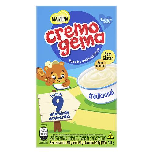 CREMOGEMA MAIZENA 180G TRAD