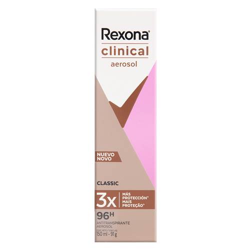 DESOD AERO REXONA CLINICAL F CLASS 150ML