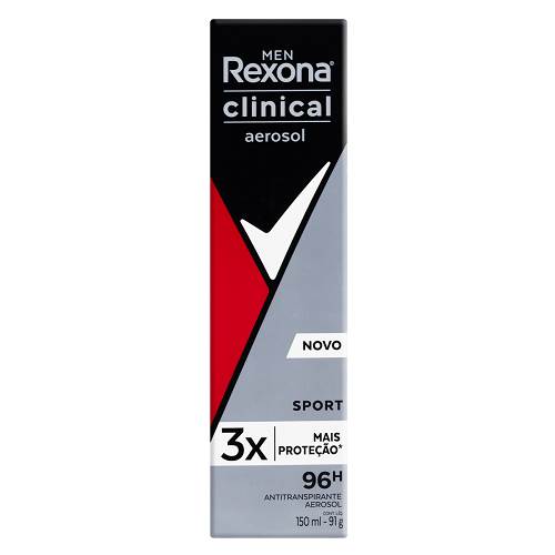 DESOD AERO REXONA CLINICAL M SPORTS 150M