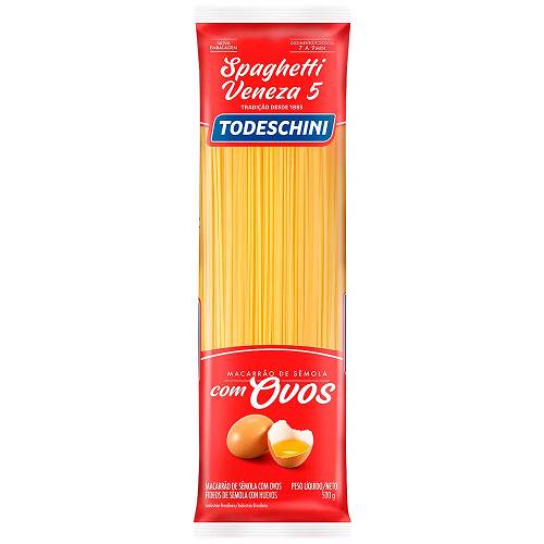 MAC TODESCHINI C OVOS 500G ESPAGUETE