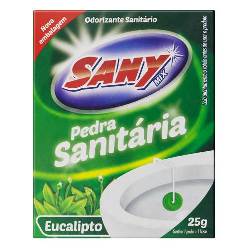 PEDRA SANITARIA SANY MIX EUCALIPTO 25G