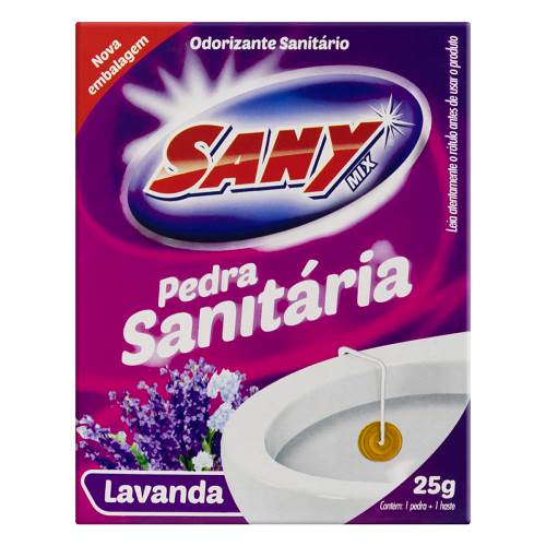 PEDRA SANITARIA SANY MIX LAVANDA 25G