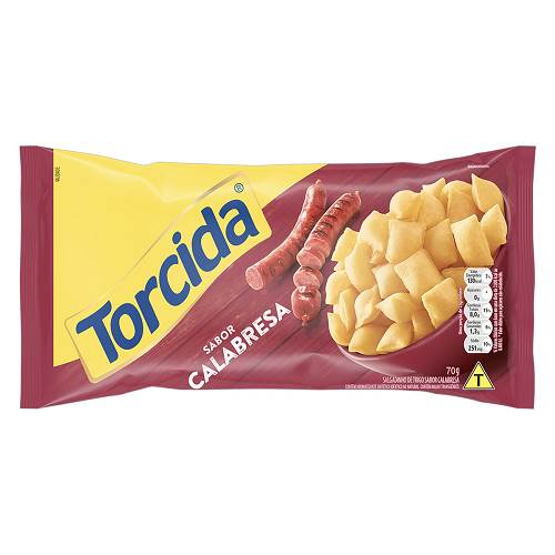 SALGADINHO TORCIDA 70G CALABRESA