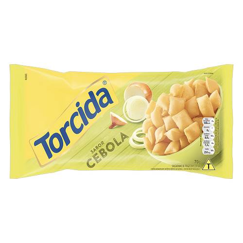 SALGADINHO TORCIDA 70G CEBOLA