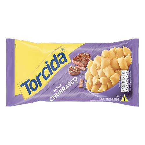 SALGADINHO TORCIDA 70G CHURRASCO 