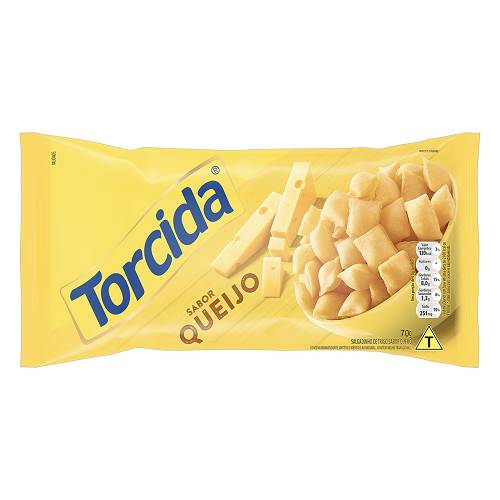 SALGADINHO TORCIDA 70G QUEIJO