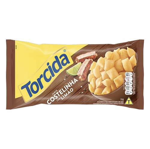 SALGADINHO TORCIDA 70G COSTEL C LIMAO 