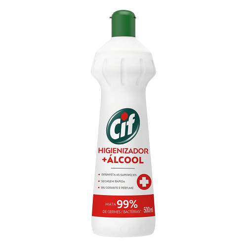 LIMP MULTIUSO CIF C ALCOOL 500ML SQZER