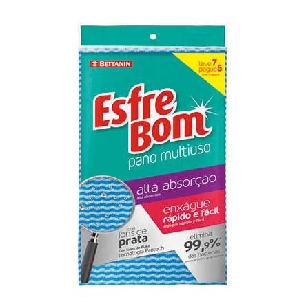 PANO MULTI USO ESFREBOM AZUL L7P5UN 