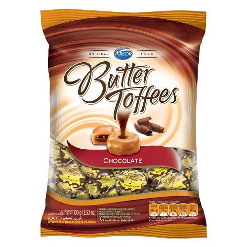 BOMB BALA BUT TOFFEE 500G CHOCOLATE