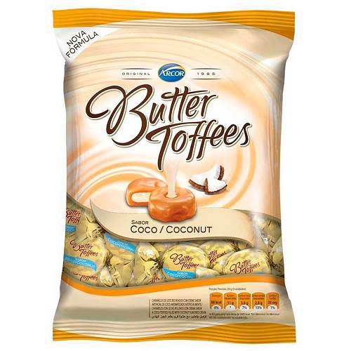BOMB BALA BUT TOFFEE 500G COCO