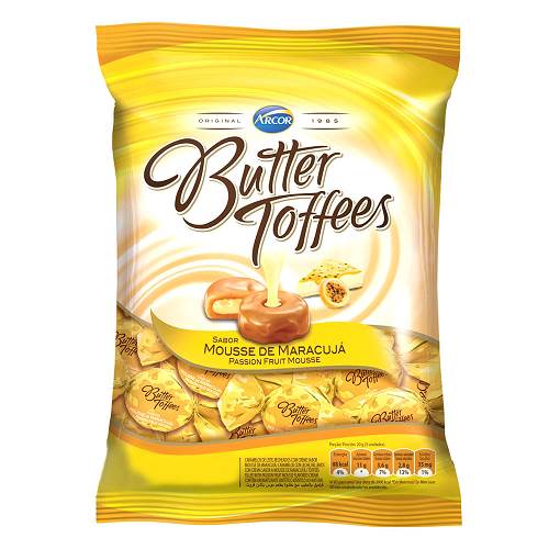 BOMB BALA BUT TOFFEE 500G MARACUJA