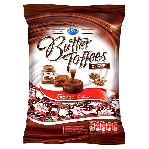 BOMB BALA BUT TOFFEE 500G CREME AVELA