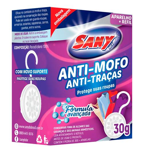 ANTI MOFO TRACA SANY REFIL CAPARELH 30G
