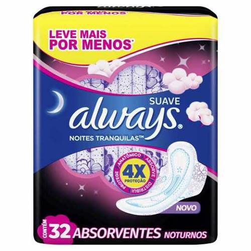ABS ALWAYS NOITE CABAS SUAVE 32UN