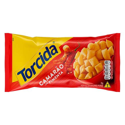 SALGADINHO TORCIDA 70G CAMARAO CPIMENTA