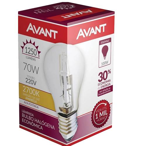 LAMP HALOGENA AVANT 70W 220V